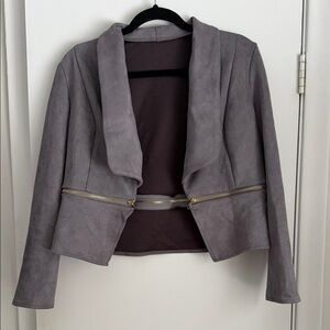 Elegant Gray Women's Jacket